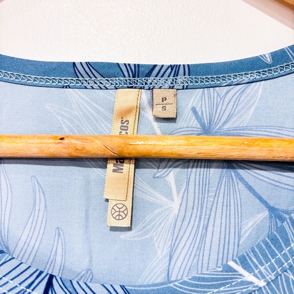 MAX COCOS Blue floral dress - Picture 6 of 8